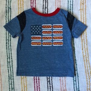 Hot Dog Flag T-shirt
